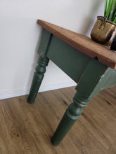 Load image into Gallery viewer, Green Rustic Bench
