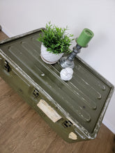 Load image into Gallery viewer, Metal Military Field Chest Coffee Table
