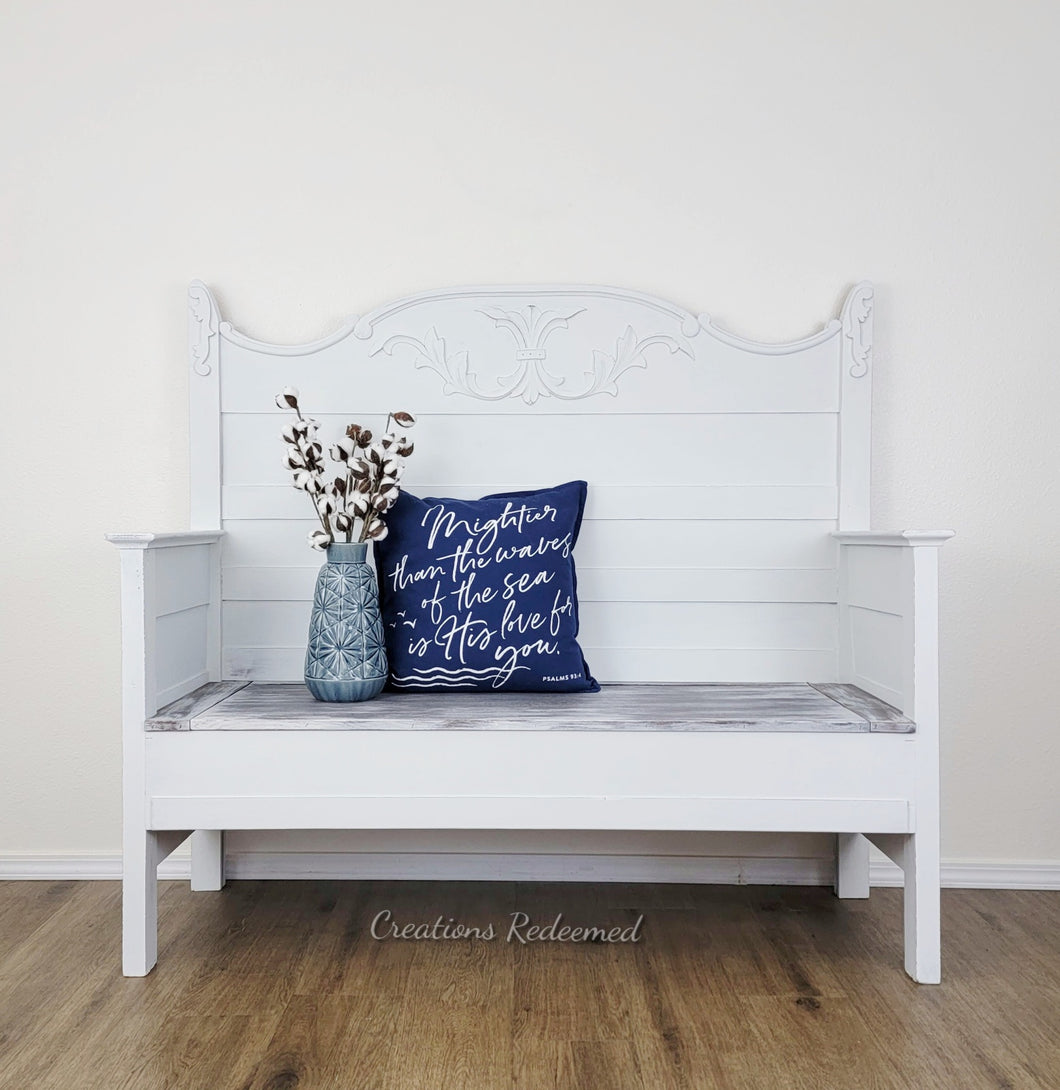 Eastlake Headboard Bench