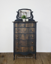 Load image into Gallery viewer, Antique Serpentine Highboy
